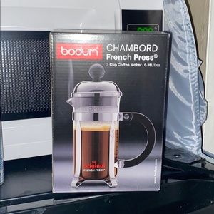 Bodum Chambers French Press 3 cup Maker